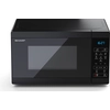 Image de SHARP YC-MS02E-B Four à micro-ondes, puissance micro-ondes 800W, 11 niveaux de puissance, noir