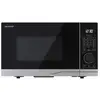 Image de Sharp YC-PC254AE-S micro-onde Noir, Argent Micro-onde combiné Comptoir 25 L 900 W - Neuf