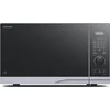 Image de SHARP YC-PC284AE-S Micro-ondes avec gril et convection (air chaud) Micro-ondes : 900W, gril : 1250W, air chaud : 2200W, 10 niveaux de puissance, argenté