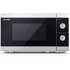 Image de Four à micro-ondes Sharp YC-MS01E-S Surface plane 20 L 800 W Blanc Noir