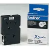 Image de Brother TC201 Cartouche de ruban - laminé, 12 mm x 7,7 m, noir sur blanc