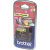Image de Brother® MK621BZ M-Schriftbandkassetten, unlaminiert Größe: 9 mm x 8 m (B x L) schwarz auf gelb