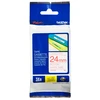 Image de Schriftbandkassette Brother 24mm weiß/rot TZE252