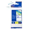 Image de BROTHER P-TOUCH TZE-263 bleu sur blanc 36mm - Neuf