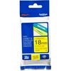 Image de Brother TZe-641 - Adhésif standard - noir sur jaune - Rouleau (1,8 cm x 8 m) 1 cartouche(s) de ruban laminé - pour Brother PT-D600 ; P-Touch PT-1880, D450, E550, E800, P900, P950 ; P-Touch Cube Plus PT-P710