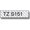 Image de BROTHER TZES151 - kazeta TZ íky 24mm, extrémn adhesivní lamino TZE-S151, prsvitná/erné písmo