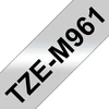 Image de Brother TZM961 - Laminiertes Band - Schwarz auf Silber - Rolle (3,6 cm x 8 m) (TZeM961)