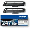 Image de Brother TN247 Noir Lot de 2 cartouches de toner authentiques - TN247BKTWIN - Neuf