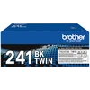 Image de Brother TN241BK - 2er-Pack - Schwarz - original - Tonerpatrone - für Brother DCP-9015, DCP-9020, HL-3140, HL-3150, HL-3170, MFC-9140, MFC-9330, MFC-9340
