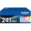 Image de Brother TN241CMY - 3er-Pack - Gelb, Cyan, Magenta - original - Tonerpatrone - für Brother DCP-9015, DCP-9020, HL-3140, HL-3150, HL-3170, MFC-9140, MFC-9330, MFC-9340