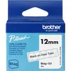 Image de brother BTAG131 brother ruban d'écriture Btag BTAG131, 12 mm noir sur transparent