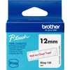 Image de brother BTAG132 brother ruban d'écriture Btag BTAG132, 12 mm rouge sur transparent