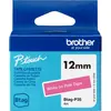 Image de brother BTAGP35 brother ruban d'écriture Btag BTAGP35, 12 mm blanc sur rose