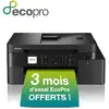 Image de Brother MFC-J4350DW Imprimante jet d'encre multifonction 4-en-1 sans fil. Eligible au forfait EcoPro. - Neuf