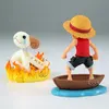 Image de Banpresto - One Piece Figurki Luffy z Going Merry 8cm - Detaliczna Posta z Anime