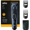 Image de Braun HC5550, Bleu, 3 mm, 3,5 cm, Batterie, 50 min, Batterie intégrée