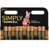 Image de Piles mignon DURACELL SIMPLY, 8 pièces