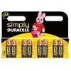 Image de Pile 'simply' Stylo Série 8 Blister 8 Pièces