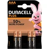Image de Duracell DUR018457 Piles PLUS POWER alcalines - Micro/LR03/AAA, 1,5 V