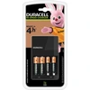 Image de Chargeur rapide Duracell pour 4 piles AA/AAA, comprenant 2 piles rechargeables NiMH AA et 2 piles rechargeables NiMH AAA, 1 pièce.