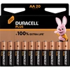 Image de Duracell Plus Alkaline Mignon AA LR06 1.5 V (20er Blister)