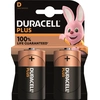 Image de Pile alcaline Duracell Plus Power 100, type D, 1,5 V, MN1300, LR20, blister de 2, 1 pièce.