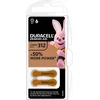 Image de Duracell Easy Tab 312 (PR41) B6 Pile pour appareil auditif, blister 6