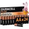 Image de Piles alcalines DURACELL Plus AA (24 pièces), 1,5 V, modèle LR06