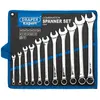 Image de Draper Tools Expert jeu de clés mixtes à fourche 11 pièces argent 29546
