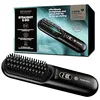Image de REVAMP Straight & Go Brosse Lissante Sans Fil   Mini Lisseur Ionique avec Dents en Céramique, Recharge USB-C, 60 min d’Autonomie Sans Fil   Brosse Chauffante de Voyage Cheveux et Barbe en occasion ou reconditionné