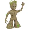 Image de Figurine interactive Groot grandit et danse de 34 cm, jouet de super-héros, Marvel Studios I Am Groot Groove 'N Grow Groot - Neuf