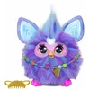 Image de Purple Furby, 15 accessoires, jouet interactif en peluche pour filles et garçons, animatronique à activation vocale, dès 6 ans