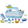 Image de Peppa Pig, Le bateau de croisiere de Peppa, coffret de jeu avec 17 pieces, jouets préscolaires, des 3 ans - Neuf