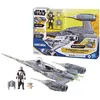 Image de Vaisseau The Mandalorian's N-1 Starfighter, figurines Grogu et Mandalorien de 10 cm, jouet pour enfant des 4 ans, Star Wars Epic Her - Neuf