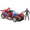 Image de Figurine Miles Morales Bolide de course Remix, Marvel Spider-Man VenomVersus Epic World of Action, des 4 ans - Neuf