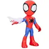 Image de Figurine Spidey géante Hasbro Marvel Spidey and His Amazing Friends 22,5 cm Vert, avec accessoire toile amovible au poignet, 3 points d'articulation, dès 3 ans - Neuf