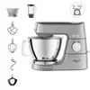 Image de Robot Pâtissier Kenwood KVC85.124.SI Titanium Chef Baker avec Balance Intégrée et Blender 1,8L - Neuf