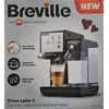 Image de Breville PrimaLatte II Machine à café espresso Pompe 19 Bar Mousseur à lait Noir Argent VCF108X01 Arômes Facette