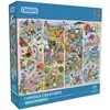 Image de Gibsons Puzzle Wildlife Curious Creatures 1000 pièces carton durable