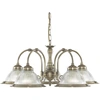 Image de Plafonnier, laiton antique, H 82 cm, AMERICAN DINER