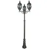 Image de Bel Aire - Lampadaire Extérieur À 3 Ampoules Noir Ip44, E27 - Searchlight