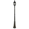 Image de Searchlight Bel Aire - Lampadaire Extérieur 1 Lumière Noir Ip44, E27