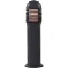 Image de Searchlight Outdoor Posts - Borne D'Extérieur À 1 Ampoule Noire Avec Diffuseur Blanc Ip44, E27