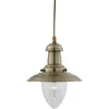 Image de Fisherman Baby Lanterne En Laiton Antique Effet Goutte D'Eau Verre Vieux Laiton Clair