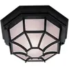 Image de plafonnier extérieur noir IP54 aluminium