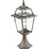 Image de New Orleans - Lampe de socle rustique 50cm noir-doré verre clair IP44