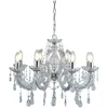 Image de Searchlight - Marie Therese - Lustre En Cristal À 8 Ampoules Au Fini Chromé, E14