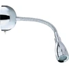 Image de Applique LED, chrome, bras flexible, H 28,5 cm