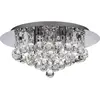 Image de Hanna 4-flamme plafonnier chrome cristal clair boule G9