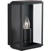 Image de Box - Applique Murale D'Extérieur À 1 Ampoule Noire Ip44, E27 - Searchlight